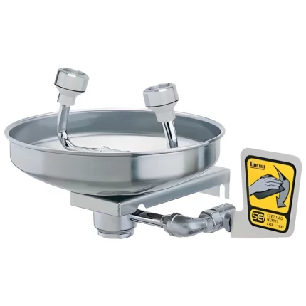 Lavabo de Emergencia SS 2.5 gpm con Cuenco de Acero Inoxidable