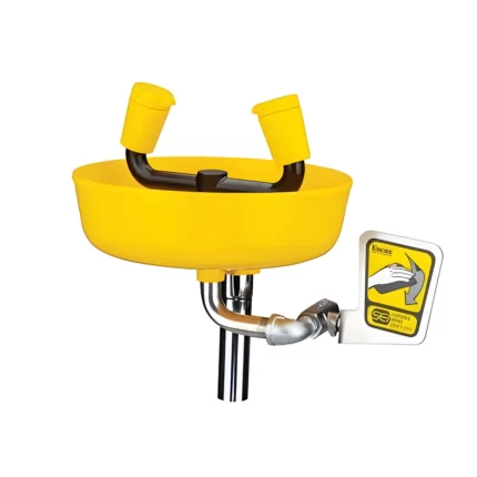 Lavabo para Ojos y Cara con Caudal de 3.2 gpm Yello-Bowl